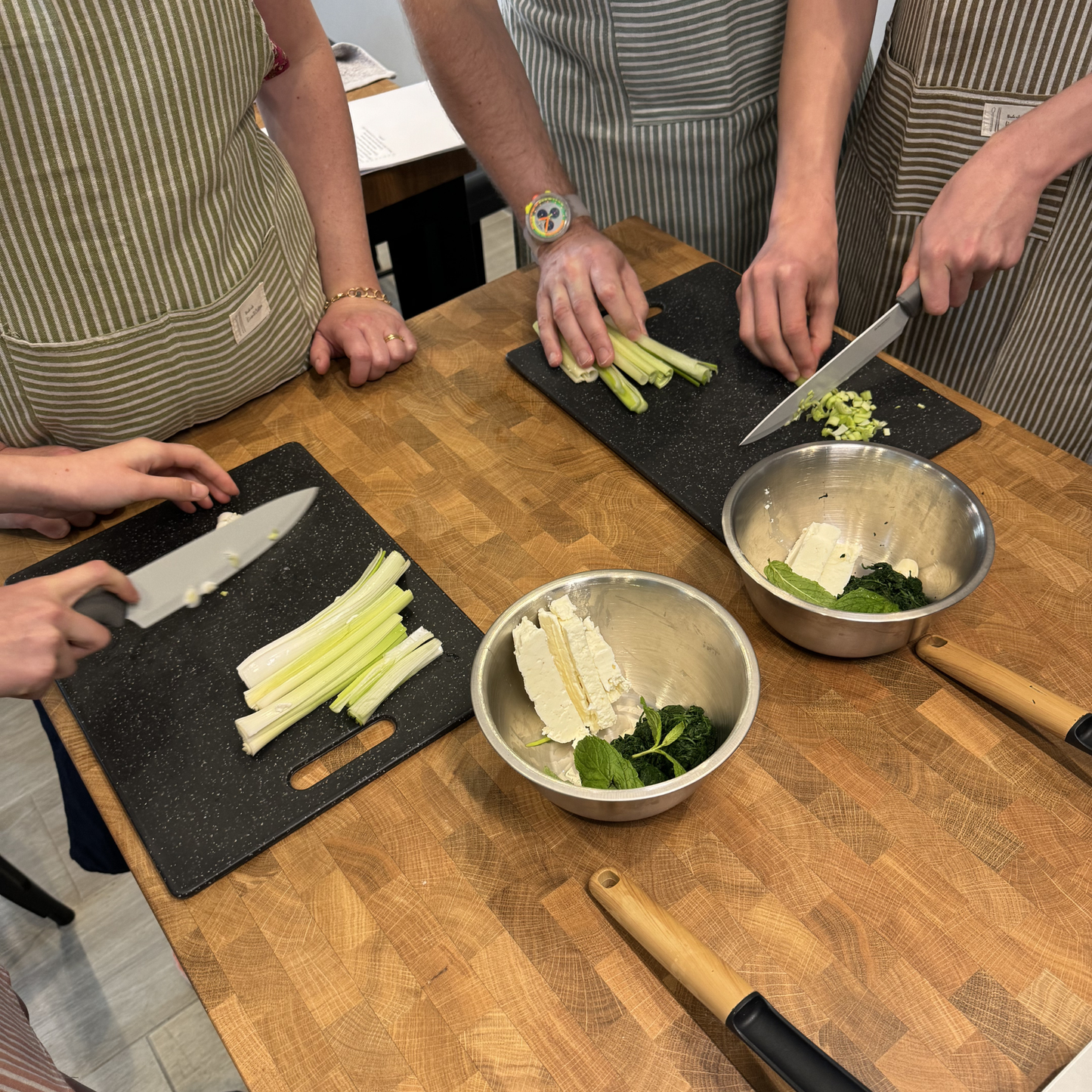 Local market and Greek traditional cooking class