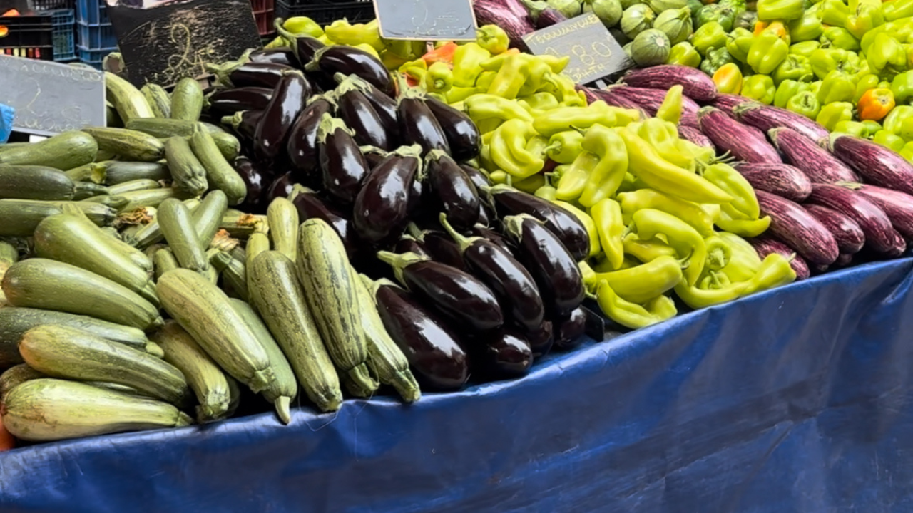 Local market and Greek traditional cooking class