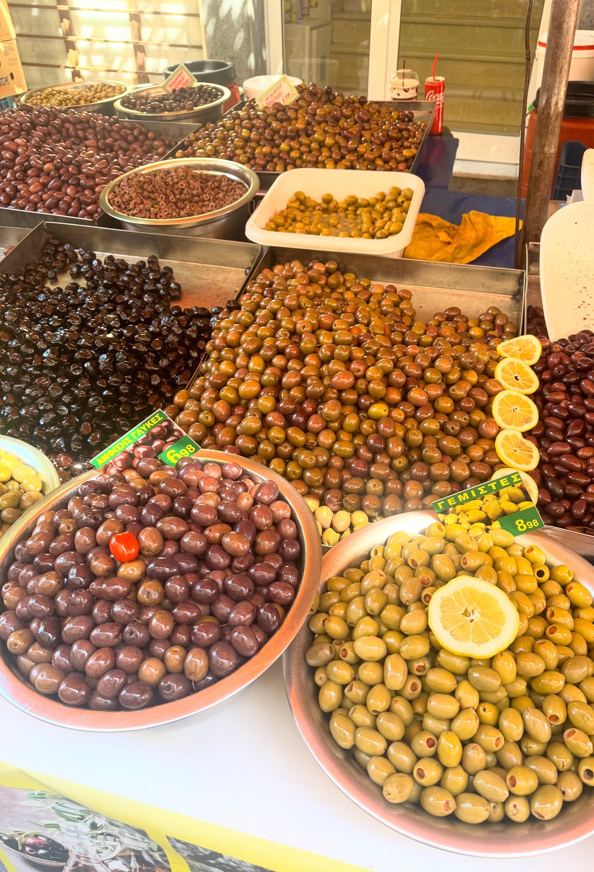 Local market and Greek traditional cooking class